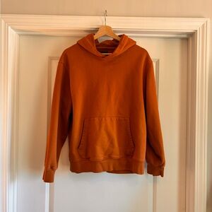 Todd Snyder Burnt Orange Hoodie Sweater